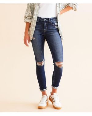 Flying Monkey Mid-Rise Ankle Skinny Stretch Jean - Blue
