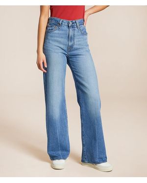 Levi's Premium Ribcage Wide Leg Jean - Blue