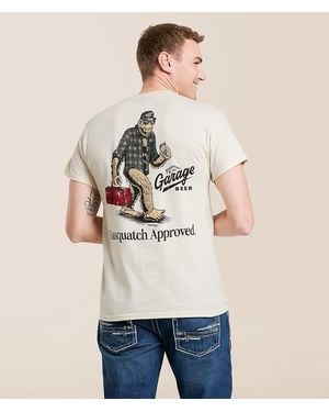 American Needle Garage Beer Sasquatch T-Shirt - Natural