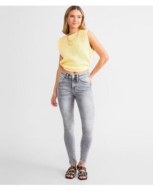 Flying Monkey High Rise Ankle Skinny Stretch Jean - Blue