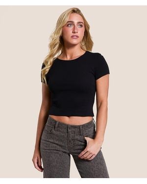 FITZ + EDDI Fitted Baby T-Shirt - Black