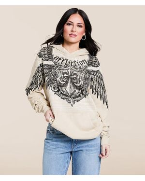 Affliction Balance Hooded Sweatshirt - Natural