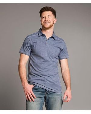 BKE Marled Polo - Gray