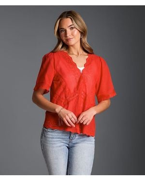 Buckle Black Refined Edit - Red