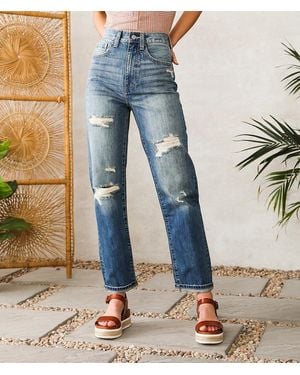Willow & Root The Vintage Dad Jean - Blue