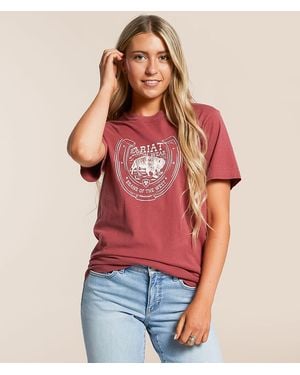 Ariat Bison T-Shirt - Red