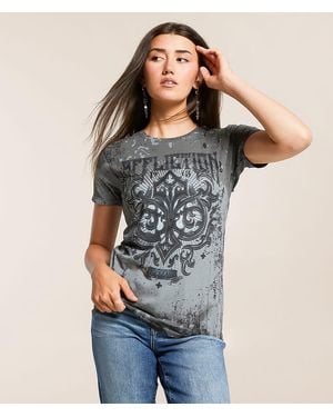 Affliction Fate Obscure T-Shirt - Gray