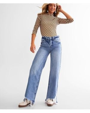 Flying Monkey High Rise Loose Jean - Blue