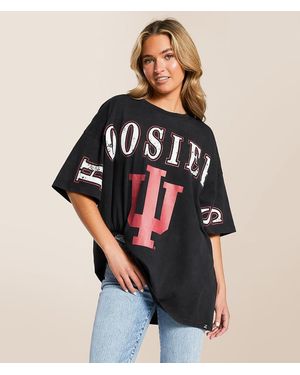 Gameday Social Indiana Hoosiers Oversized T-Shirt - Black