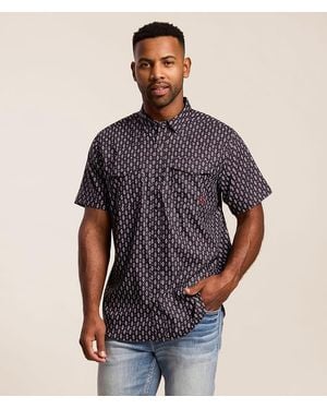 Ariat Vent Tek Fitted Western Shirt - Blue