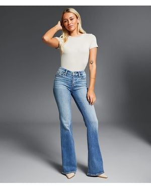 Buckle Black Fit No. 53 Flare Stretch Jean - Blue