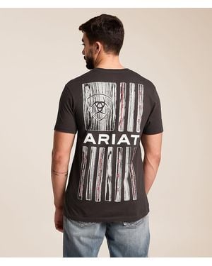 Ariat Wooden Barb Glory T-Shirt - Black