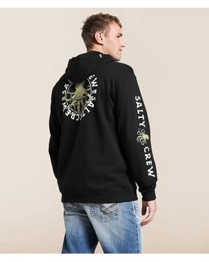 Salty Crew Tentacles Hooded Sweatshirt - Black