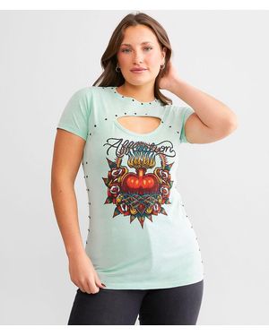 Affliction Eternal Oil T-Shirt - Green