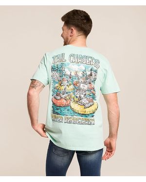 Tail Chasers Club River Rendezbrew T-Shirt - Green