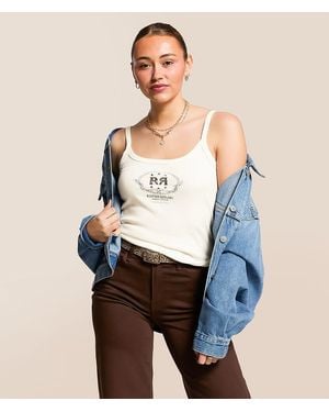 Rock Revival Western Crest Tank Top - Natural