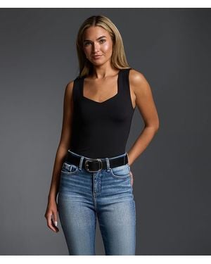 Buckle Black Shaping & Smoothing Tank Top - Blue