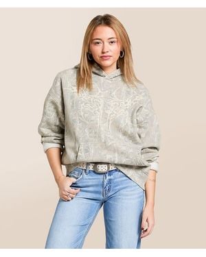 Modish Rebel Gilded Intent Camo Hooded Sweatshirt - Gray