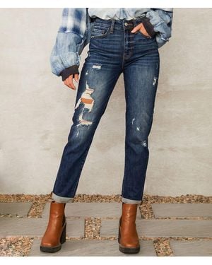 Willow & Root The Mom Jean - Blue
