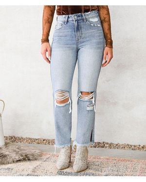 Flying Monkey Ultra High Rise Straight Jean - Blue