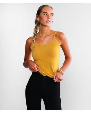 BKE X-Long Two Way Tank Top - Orange