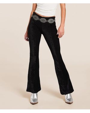 Free People Penny Pull-On Velvet Flared Pants
