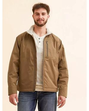 Ariat Grizzly Canvas Insulated Jacket - Natural