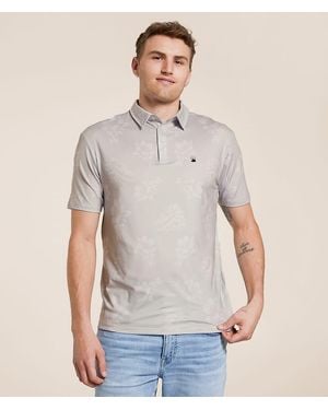Flomotion Gator Grungle Performance Polo - Gray