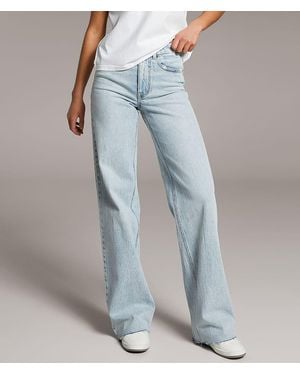 BKE Billie Wide Leg Stretch Jean - Blue