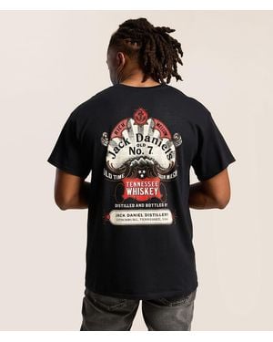 American Needle Jack Daniel's Label T-Shirt - Black