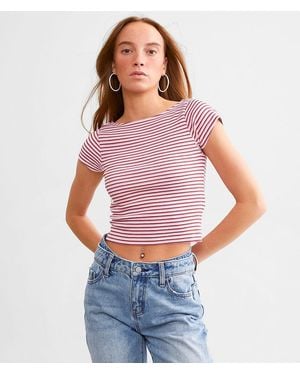 FITZ + EDDI Striped Top - Red