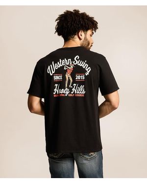 Hooey Cowboy Swing T-Shirt - Black