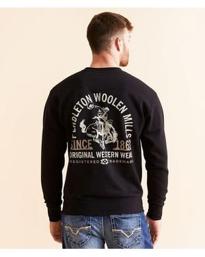 Pendleton Western Cowboy Pullover - Black