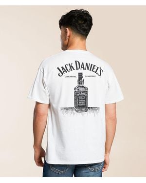 Changes Jack Daniel's Bottle T-Shirt - White