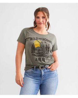 Ariat Hold Yer Horses T-Shirt - Green