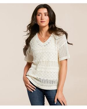 Daytrip Multi Stitch Sweater - Natural