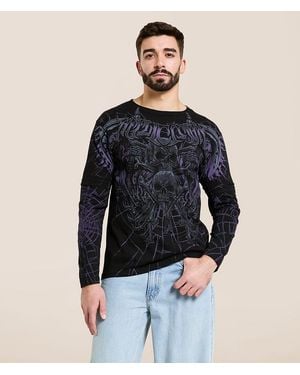 Affliction Darkness Falls T-Shirt - Blue