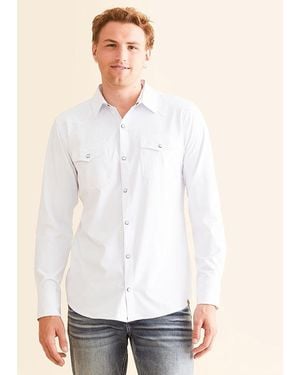 Gentry County Western Standard Performance Stretch Shirt - White