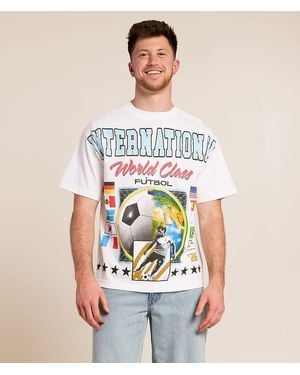 ID Supply Co World Class Futbol T-Shirt - Blue