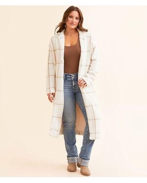Z Supply Mason Windowpane Jacket - Natural