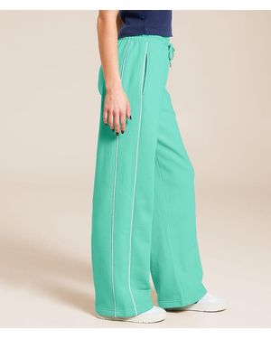 FITZ + EDDI Wide Leg Sweatpant - Green