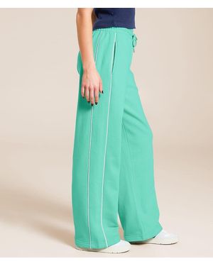 FITZ + EDDI Wide Leg Sweatpant - Green