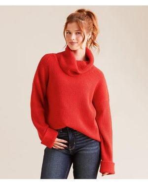 Daytrip Turtleneck Sweater - Red