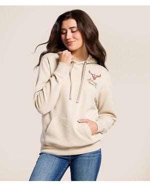 Ariat Embroidered Stitch Hooded Sweatshirt - Natural