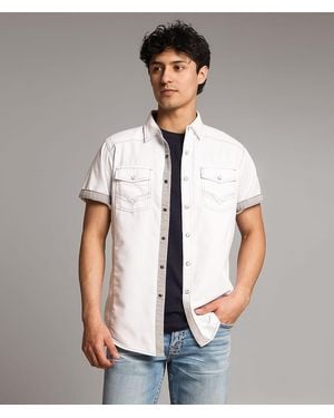 BKE Embroidered Standard Shirt - White