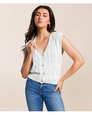 Z Supply Fairway Sweater Vest - Blue