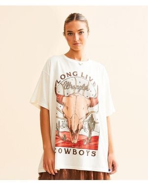 Wrangler Desert Skull Oversized T-Shirt - White