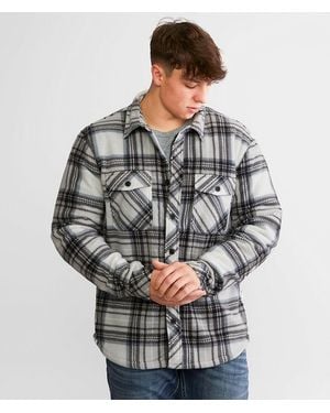 Departwest Polar Fleece Shacket - Gray