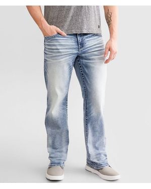 Buckle Black Eleven Straight Stretch Jean - Blue