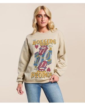 Hybrid The Rolling Stones Band Pullover - Natural